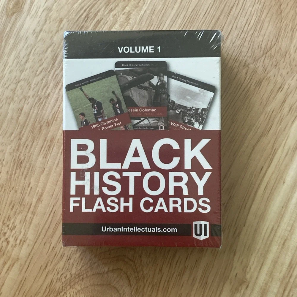 Urban Intellectuals Volume 1 Black History Flash Cards New Deck Sealed